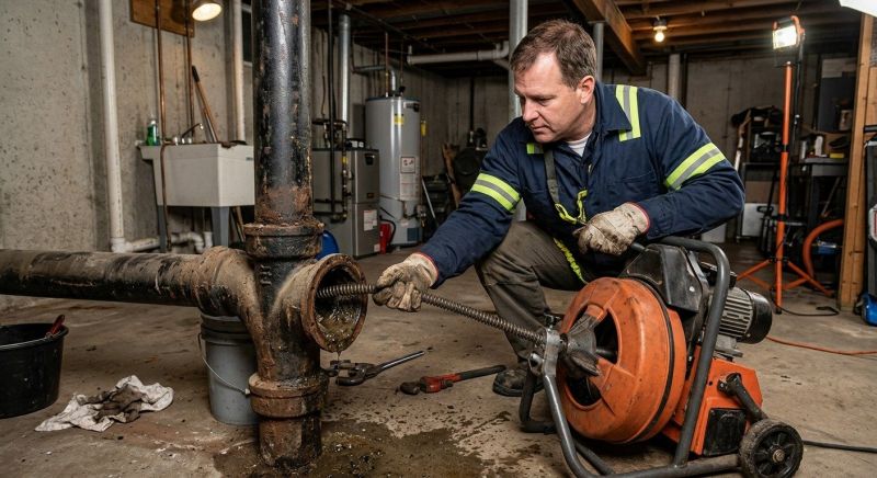 Basement Drain Clearing in Denver, CO