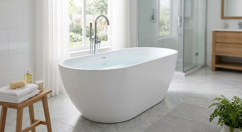 Freestanding Tub Installation in Framingham, MA