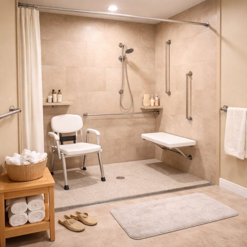 Senior Shower Installation in Sarasota, FL