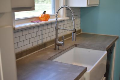 A Farmhouse Sink Provides a Lot of Space for Cooking and Washing Dishes!
